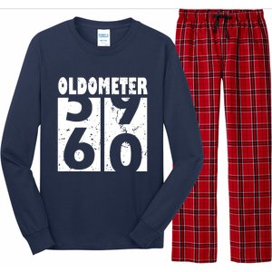 59 60 Years Oldometer Long Sleeve Pajama Set