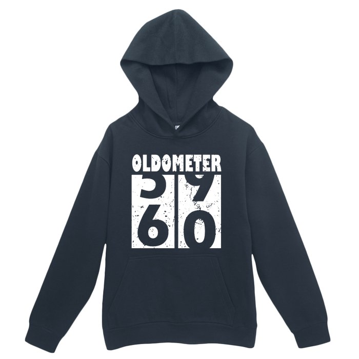 59 60 Years Oldometer Urban Pullover Hoodie