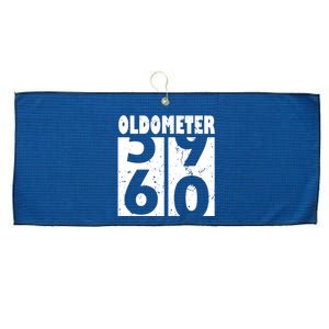 59 60 Years Oldometer Large Microfiber Waffle Golf Towel