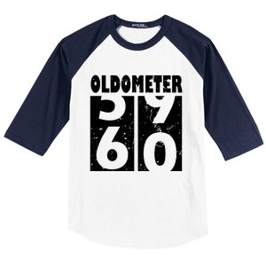 59 60 Years Oldometer Baseball Sleeve Shirt