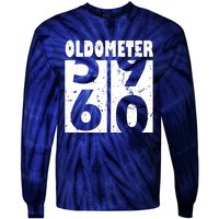 59 60 Years Oldometer Tie-Dye Long Sleeve Shirt