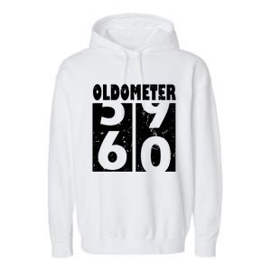 59 60 Years Oldometer Garment-Dyed Fleece Hoodie