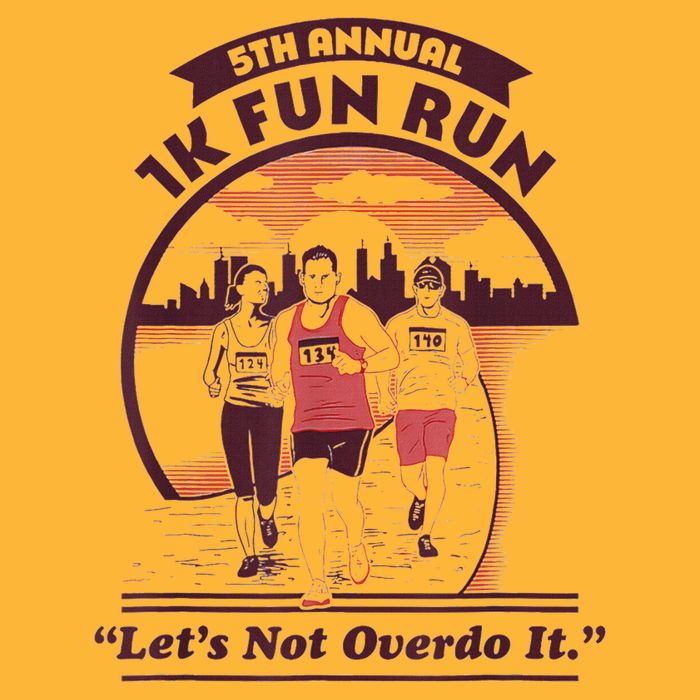 5th Annual 1k Fun Run Let's Not Overdo It Running Pom Pom 12in Knit Beanie
