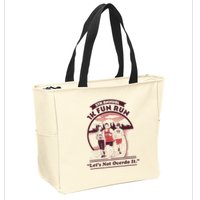 5th Annual 1k Fun Run Let's Not Overdo It Running Zip Tote Bag