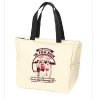 5th Annual 1k Fun Run Let's Not Overdo It Running Zip Tote Bag