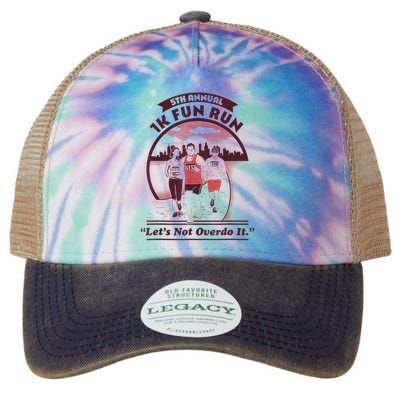 5th Annual 1k Fun Run Let's Not Overdo It Running Legacy Tie Dye Trucker Hat