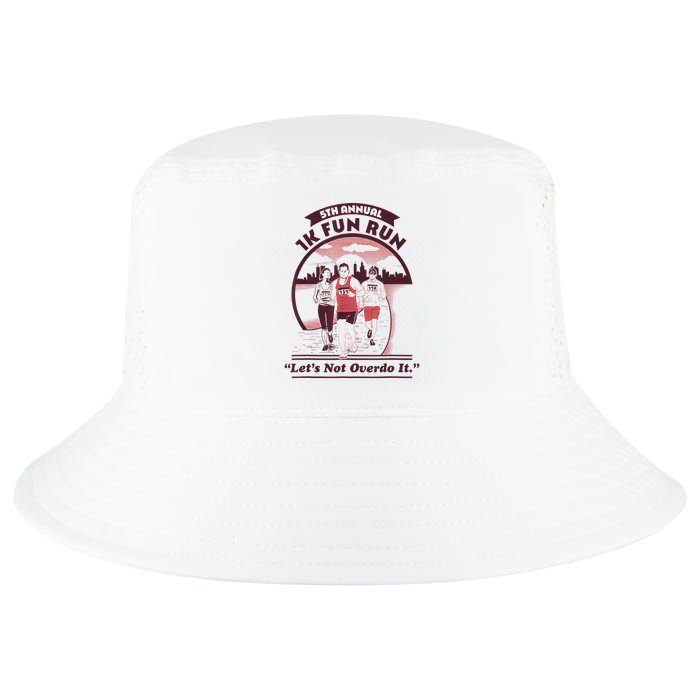 5th Annual 1k Fun Run Let's Not Overdo It Running Cool Comfort Performance Bucket Hat