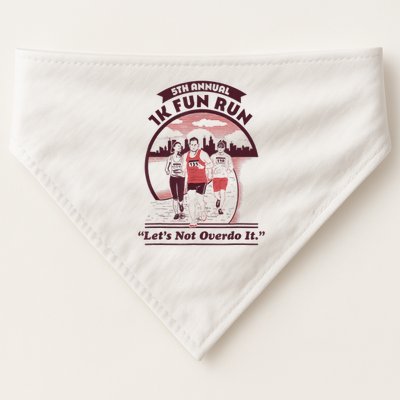 5th Annual 1k Fun Run Let's Not Overdo It Running USA-Made Doggie Bandana