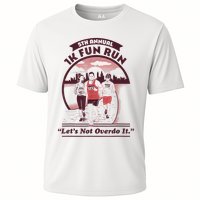5th Annual 1k Fun Run Let's Not Overdo It Running Performance Shirt