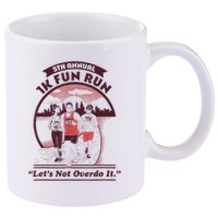 5th Annual 1k Fun Run Let's Not Overdo It Running 11oz C Handle Ceramic Mug