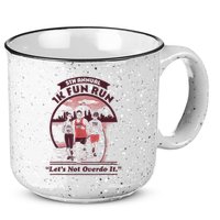 5th Annual 1k Fun Run Let's Not Overdo It Running 15oz Campfire Ceramic Mug