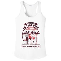 5th Annual 1k Fun Run Let's Not Overdo It Running Ladies PosiCharge Competitor Racerback Tank