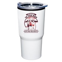 5th Annual 1k Fun Run Let's Not Overdo It Running Tumbler