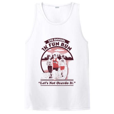 5th Annual 1k Fun Run Let's Not Overdo It Running PosiCharge Competitor Tank