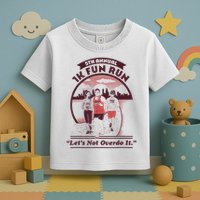 5th Annual 1k Fun Run Let's Not Overdo It Running Toddler T-Shirt