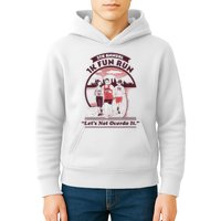 5th Annual 1k Fun Run Let's Not Overdo It Running Kids Hoodie