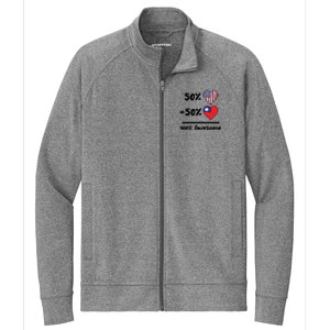 50% American 50% Taiwanese 100% Awesome Taiwan Heart Flag Gift Stretch Full-Zip Cadet Jacket