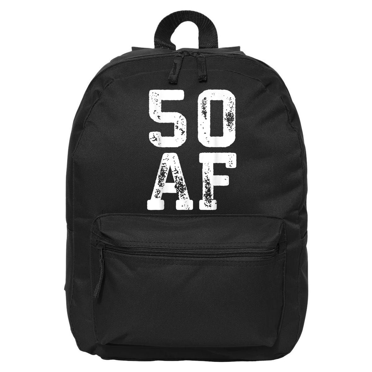 50 AF 50th Birthday Shirt shirt 16 in Basic Backpack