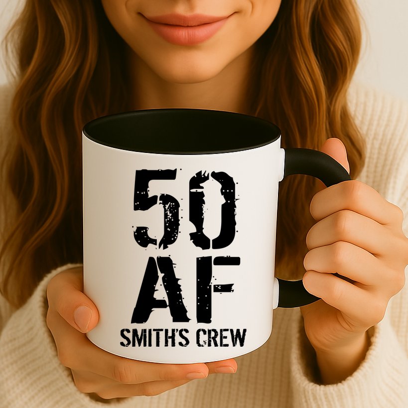 50 Af Custom Mug