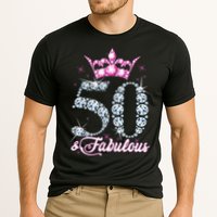 50 and Fabulous 50th Birthday Shirt For WoM.e.n.s Cooling Performance Crew T-Shirt
