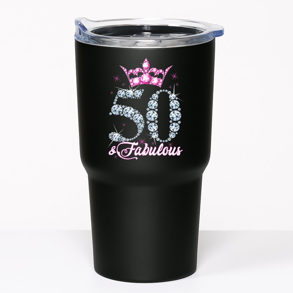 50 and Fabulous 50th Birthday Shirt For WoM.e.n.s Tumbler