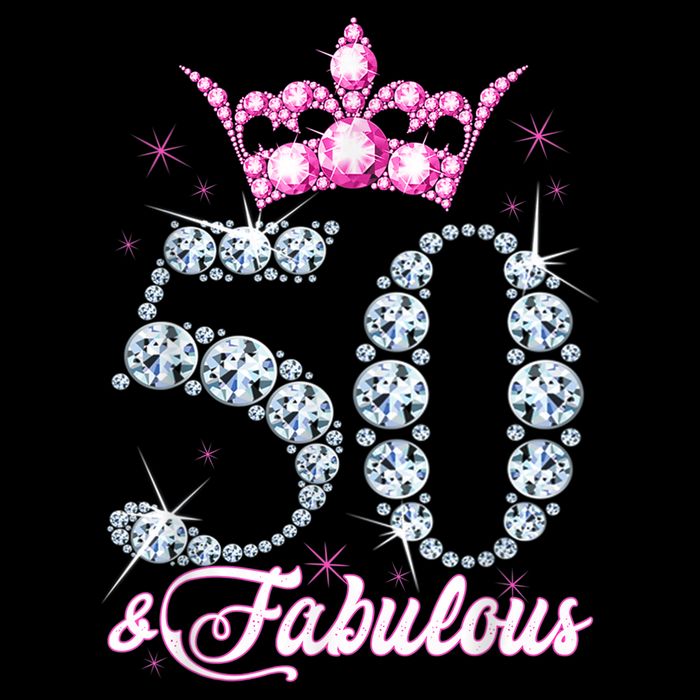 50 and Fabulous 50th Birthday Shirt For WoM.e.n.s Short Acrylic Beanie