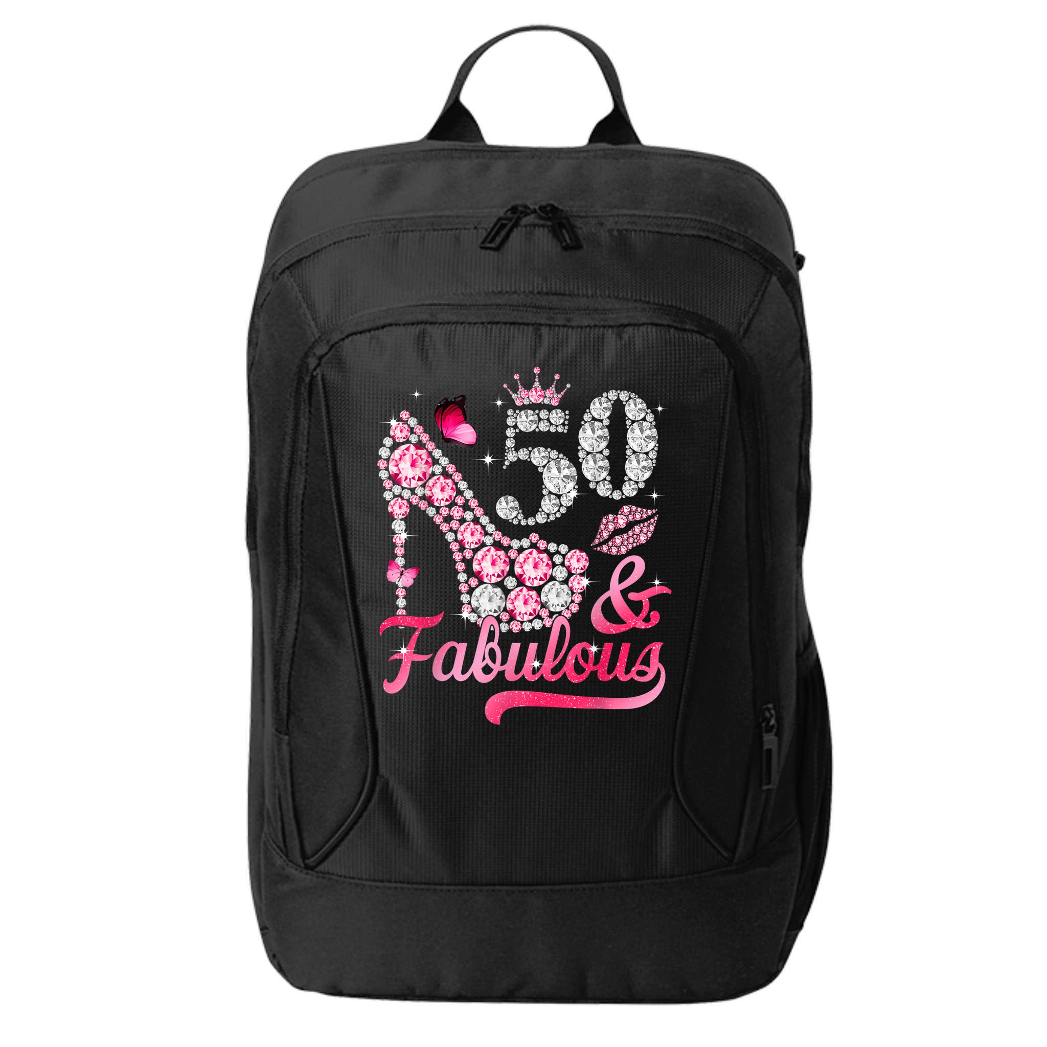 50 And Fabulous High Heel WoM.e.n.s 50th Birthday City Backpack