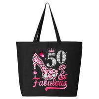 50 And Fabulous High Heel WoM.e.n.s 50th Birthday 25L Jumbo Tote