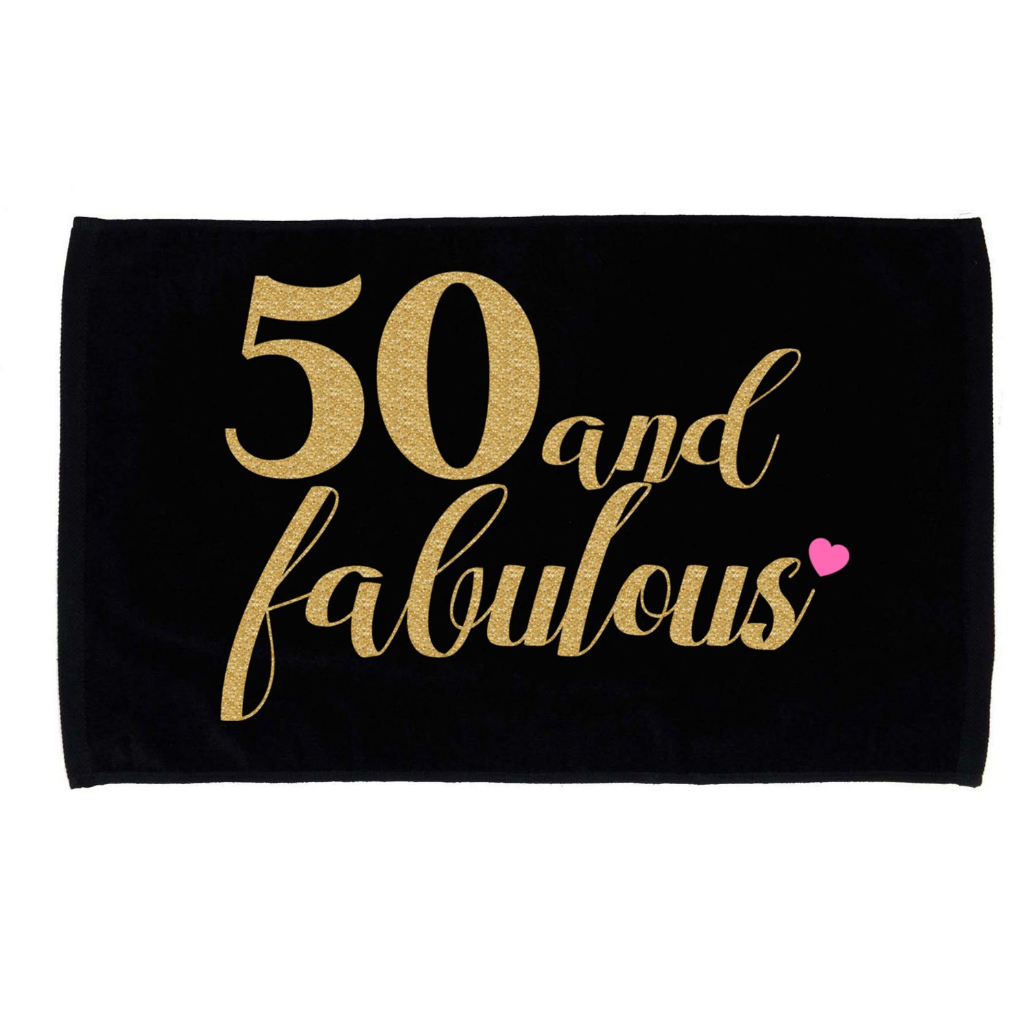 50 and Fabulous Long Sleeve Shirt - 50th Birthday, WoM.e.n.s Microfiber Hand Towel
