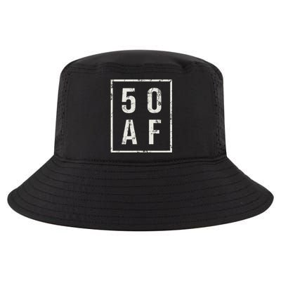 50 AF Funny 50th Birthday Fiftieth Birthday Cool Comfort Performance Bucket Hat