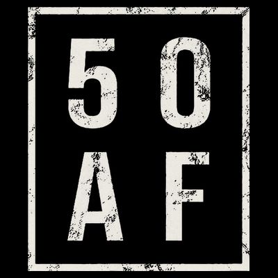 50 AF Funny 50th Birthday Fiftieth Birthday T-Shirt