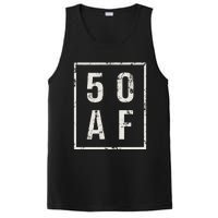 50 AF Funny 50th Birthday Fiftieth Birthday PosiCharge Competitor Tank