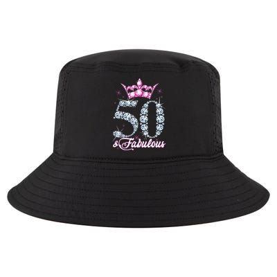 50 and Fabulous 50th Birthday Shirt For Wo Cool Comfort Performance Bucket Hat