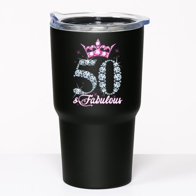 50 and Fabulous 50th Birthday Shirt For Wo Tumbler