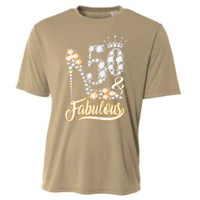 50 And Fabulous 50th Birthday Diamond Gift For Women Cooling Performance Crew T-Shirt