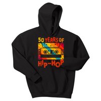 50th Anniversary Of Hip Hop 50 Years Of Hip Hop Old Music Kids Hoodie