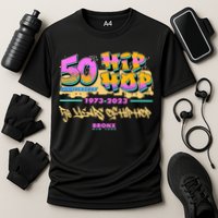 50th Anniversary Of Hip Hop Bronx New York Cooling Performance Crew T-Shirt