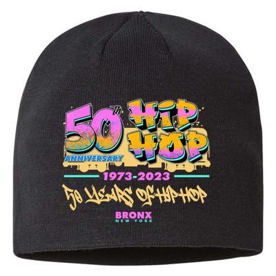 50th Anniversary Of Hip Hop Bronx New York Sustainable Beanie
