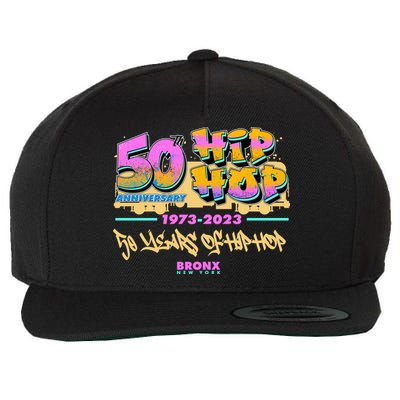 50th Anniversary Of Hip Hop Bronx New York Wool Snapback Cap