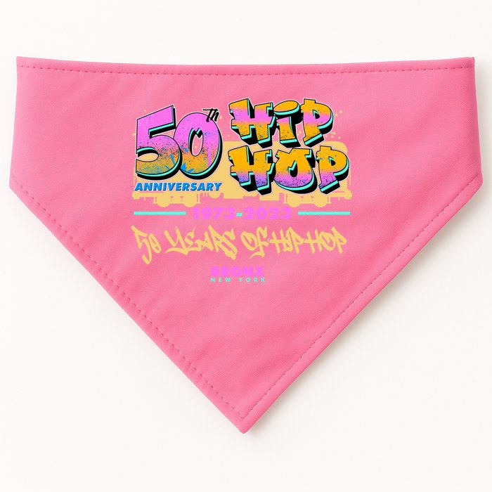 50th Anniversary Of Hip Hop Bronx New York USA-Made Doggie Bandana