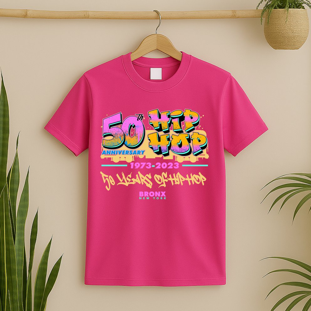 50th Anniversary Of Hip Hop Bronx New York T-Shirt