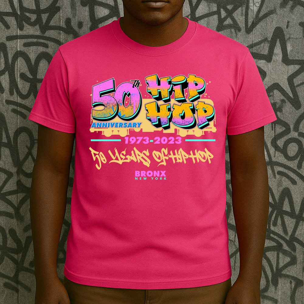 50th Anniversary Of Hip Hop Bronx New York T-Shirt