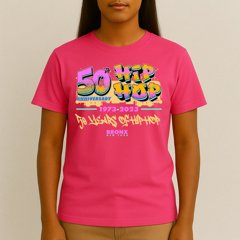 50th Anniversary Of Hip Hop Bronx New York T-Shirt