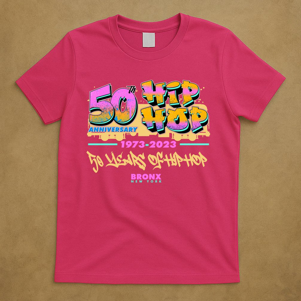 50th Anniversary Of Hip Hop Bronx New York T-Shirt