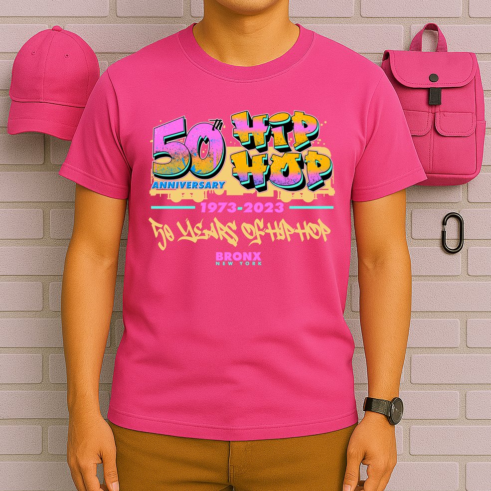 50th Anniversary Of Hip Hop Bronx New York T-Shirt
