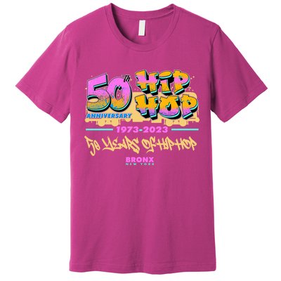 50th Anniversary Of Hip Hop Bronx New York Premium T-Shirt