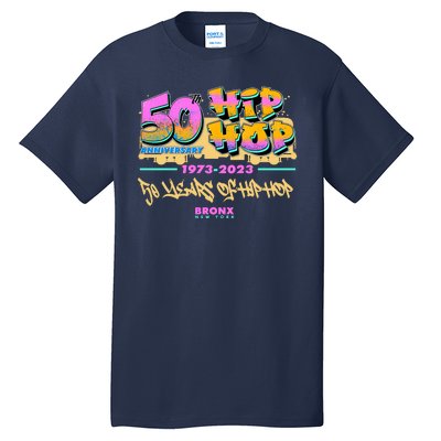 50th Anniversary Of Hip Hop Bronx New York Tall T-Shirt