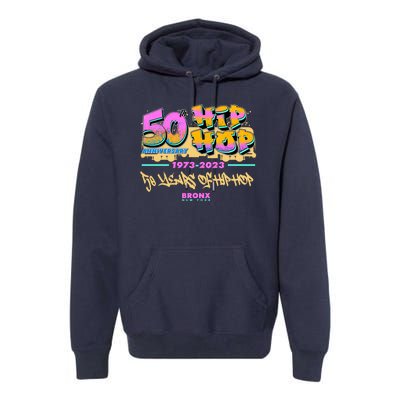 50th Anniversary Of Hip Hop Bronx New York Premium Hoodie