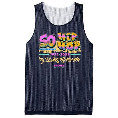 50th Anniversary Of Hip Hop Bronx New York Mesh Reversible Basketball Jersey Tank