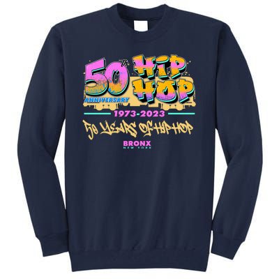 50th Anniversary Of Hip Hop Bronx New York Tall Sweatshirt